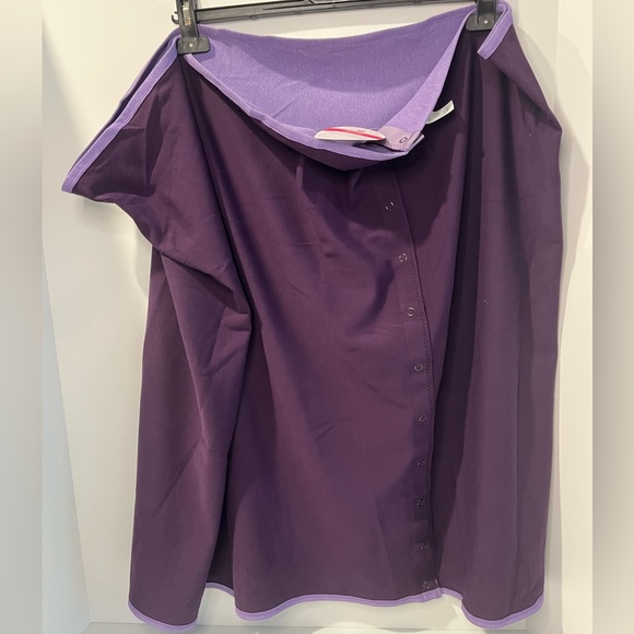 Lululemon Vinyasa Reversible ColorBlock Scarf - Zinfandel Purple/Winter Orchid - Picture 5 of 16